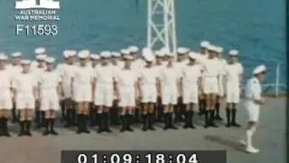 Alan Wallace White home movie HMAS Vengeance return to United Kingdom