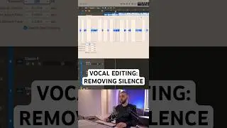 Removing silence! #vocalediting #logicpro #mixingandmastering #mixingengineer #vocalmixing