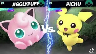 Super Smash Bros. Amiibo Training. Jigglypuff Vs Pichu