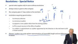 ACCA F4 Global - Company Law: Resolutions  - Proxies - Quorum