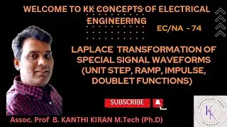 LAPLACE TRANSFORMATION OF SPECIAL SIGNAL WAVEFORMS(UNIT SHIFTED STEP,RAMP,IMPULSE,DOUBLET #youtube