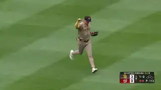 Final out of Dylan Cease No Hitter vs Nationals