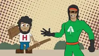 Pine Boss and Henri Hapsens - 2D Cartoon Animation