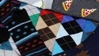 5 Pairs Men’s Crew Socks By Et Tu – Fold Over Seam, Nonbinding