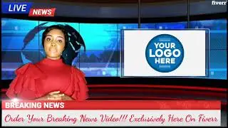 Be your professional breaking news video presenter - Best Spokespersons Videos service