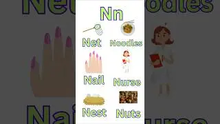 Learn Alphabet - N Words| #english #education #abcd #alphabet #learning #shorts #shortsfeed #short