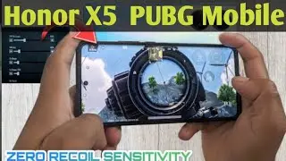 Honor X5 ki PUBG Mobile Sensitivity Setting 🔥 Honor X5 PUBG Mobile Sensitivity 🔥 0 Recoil scope