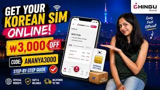 [ENG CC] How to Get a Korean SIM Card Online 🇰🇷📱 | Chingu Mobile + ₩3,000 OFF