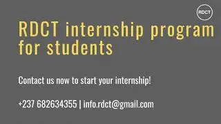 Frequently Asked Questions (FAQs) regarding the RDCT intership program for students