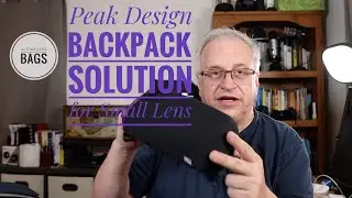 ALTURA lens pouch in PEAK DESIGN 20L Backpack