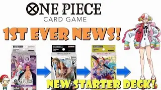 Представлена ​​совершенно новая стартовая колода One Piece! Подтверждена стартовая колода Green Uta! (БОЛЬШИЕ новости One Piece TCG)