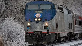 Another Snow Covered 3 Days of Railfaning With Amtrak, CTrail, and Connecticut Southern + Dec.