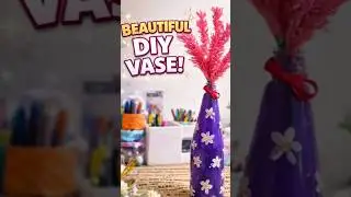 👉 Old Bottle &rarr; Beautiful Flower Vase 🌸 | Viral DIY Craft #shorts #ytshorts