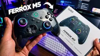 O melhor CONTROLE SEM FIO para PC e XBOX! - QRD FERROX M5