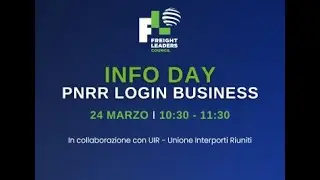 Info Day PNRR LOGIN BUSINESS, 24 marzo 2025 - FLC e UIR