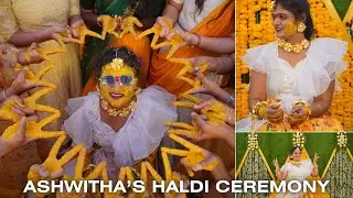 Golden Glow ✨ | Ashwitha&rsquo;s Haldi Ceremony