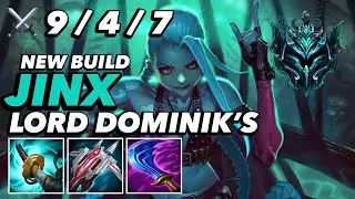 WILD RIFT JINX : NEW BUILD OP LORD DOMINIKS IS RAMPAGE - SOLO RANK SEASON 7