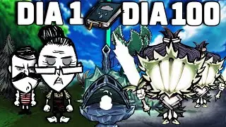 passei 100 dias na nova atualização do dont starve De (WICKERBOTTOM) em duo @Skyvitor