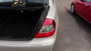 Снять задний фонарь Mercedes  w211 рестайл