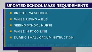 Bristol, Va. Schools updates mask policy after governor's executive order