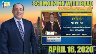 New York #STAYHOME extended to May 15 #Coronavirus2020 | 4.16.20 #SCHMOOZING @BradBernsteinLaw​