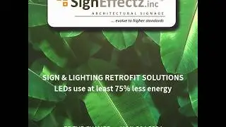 Go green with sign and lighting retrofit solutions from Sign Effectz