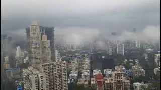 View from 30th floor Runwal green Mulund West 