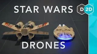 Millennium Falcon vs. X-Wing - Star Wars Drones Review