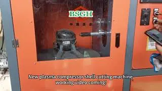 Plasma Compressor Shell Cutting Machine Equipped With Cartridge Dust Collector