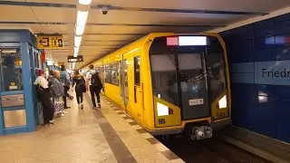 Mitfahrt in der U5 von Biesdorf-Süd bis Friedrichsfelde im H97 5003-6