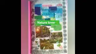 Aesthetic art journaling ideas🌿🏞🌳🥰