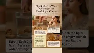 Figs Soaked in Water Overnight &ndash; for Blood Sugar Control #shorts #trending #viralvideo