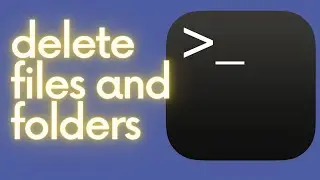 MAC OS Command line: Delete/Remove command