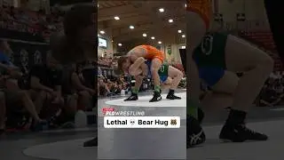 Nick Nosler put his opponent in a BRUTAL bear hug 🐻