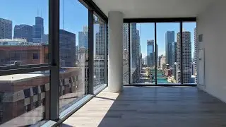 A sunny river-view -10 one-bedroom at the Loop's new Millie on Michigan