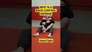 BEST BJJ Back Control Defense  - How to HAND FIGHT #bjj #grappling #bjjfanatics