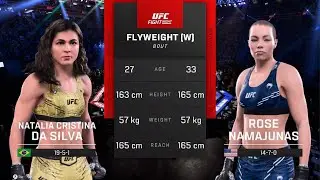 UFC 324 - Natalia da Silva 🆚 Rose Namajunas ( Simulation on PS5🥊UFC5 )