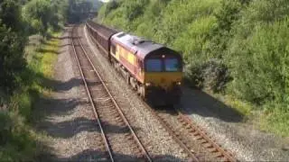 66213 on 6F18, 14:50, Holyhead RTZ - Warrington Arpley