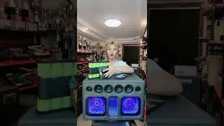 DIY Bluetooth speaker cabinet, 6.6 inch subwoofer, flat pass, built-in sound