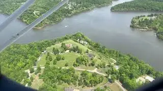 Aerial Exploring &mdash; Huge Flag at Rough River State Park