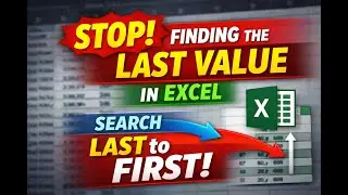 Stop Sorting Data | Use XLOOKUP to Get the Latest / Last Value Instantly