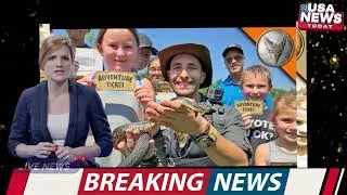 Alligator Caught Eating Giant Burmese Python in Florida Everglades । USA NEWS TODAY