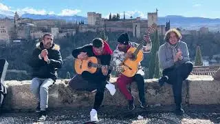 Músico Callejero en El Mirador de San Nicolás