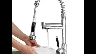 Recensione ITA + montaggio TAPCET 360 °rubinetto del lavandino con doccetta Miscelatore cromato