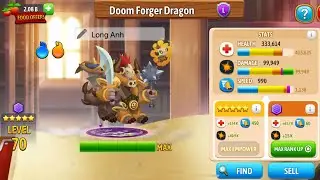 N&Acirc;NG CẤP DOOM FORGER 5 🌟 | DRAGON CITY 