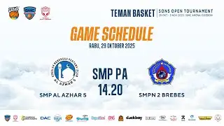 SMP AL AZHAR 5 VS SMPN 2 BREBES - (DAY 1) TEMAN BASKET OPEN TOURNAMENT 2025