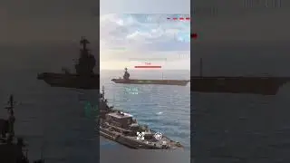 FGS Bismarck main cannon damage test - Modern Warships #shorts