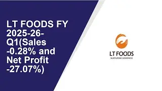 LT FOODS Standalone Quarterly Result | Q1 Result 2025-26 | LT FOODS latest news