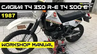 CAGIVA T4 350 R-E T4 500 E (1987) Workshop Service Repair Manual - English - PDF Download