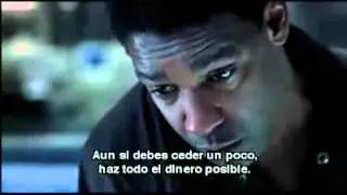 John Q, despidiendose de su hijo en el hospital